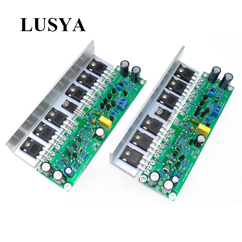 Lusya 2pcs Stereo A50 MOSFET Amplifier 