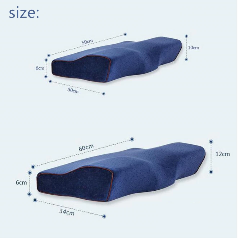 ROSSONIX подушка с эффектом памяти, защитная подушка с медленным отскоком в форме бабочки, дорожная подушка для здоровья, Шейная подушка для шеи, подушка для подушки