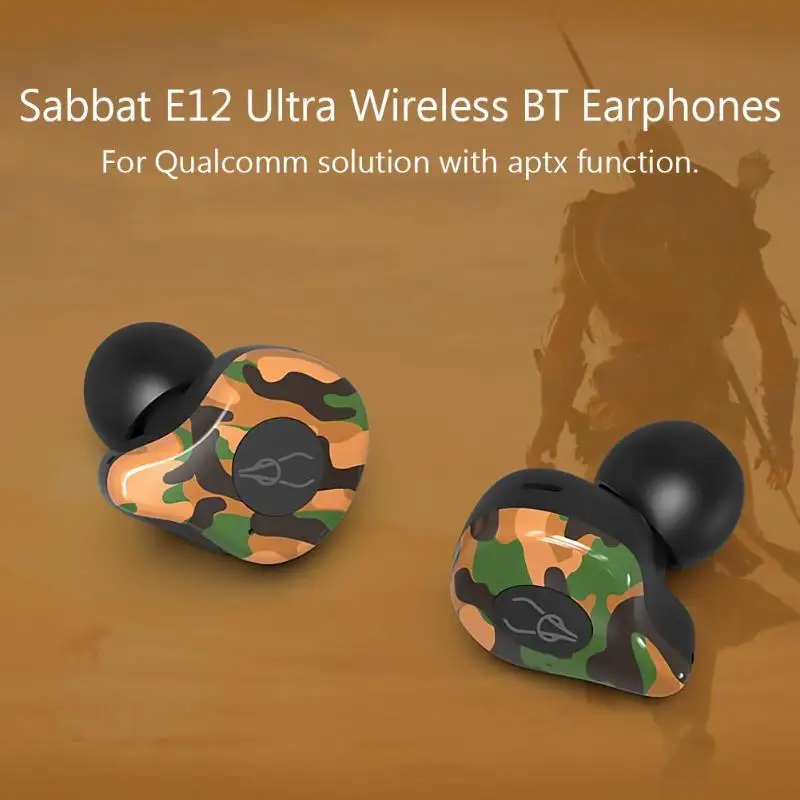 Sabbat E12 Ultra TWS Bluetooth 5,0 беспроводные наушники 3D стерео HIFI музыкальные наушники-вкладыши с шумоподавлением Беспроводная гарнитура