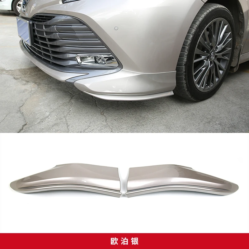 A2 Автомобильный Стайлинг для Toyota Camry бампер Передняя Губы угловая отделка переднего бампера бар - Цвет: A2