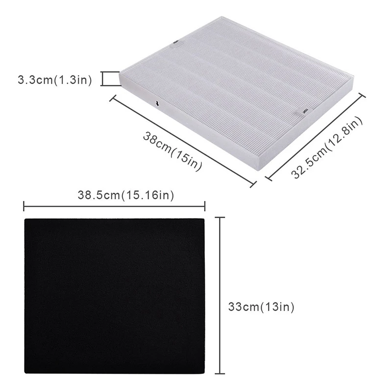 3-Piece Replacement Filter for Coway AP-1512HH Powerful Air Purifier Air Purifier Filter Deodorizing Filter
