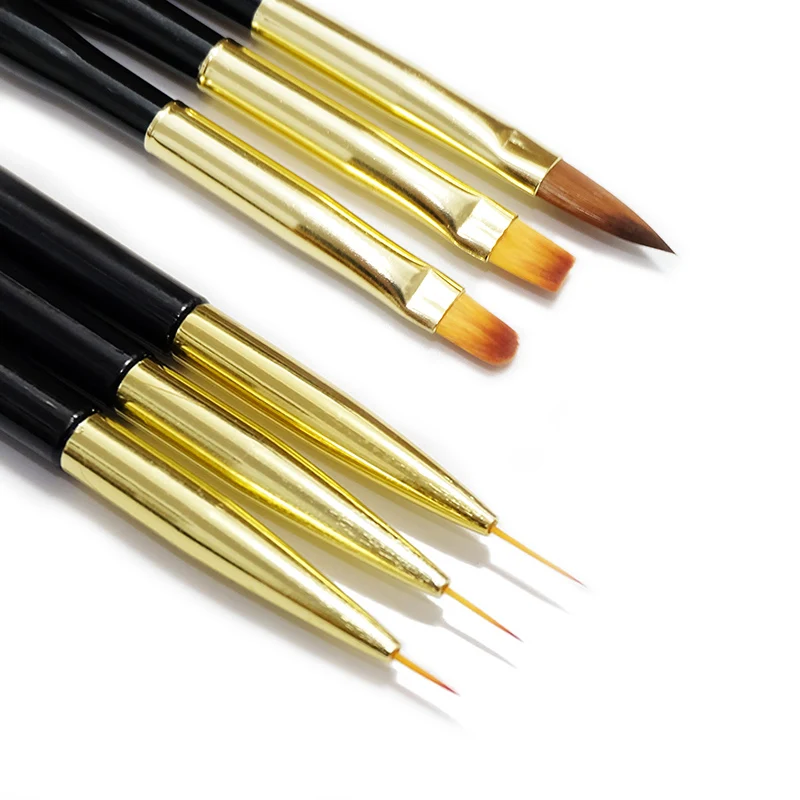 3pcs Dual-ended Nail Art Brushes