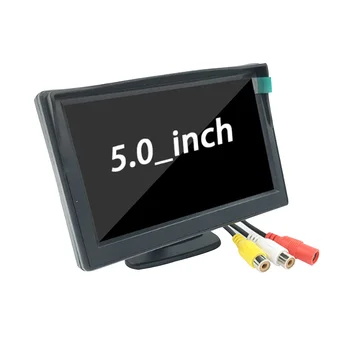 

5 Inch Accessories TFT Car Backup HD Night Vision Screen Rear View Monitor Reverse LCD Display Stand Parking Camera Desktop