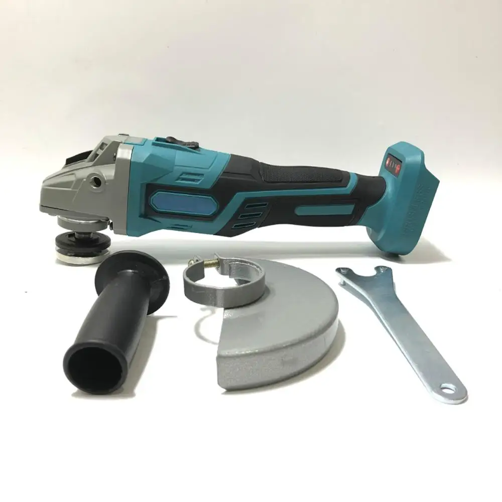 

LED lithium rechargeable 125mm angle grinder, hand grinder with battery and charger 125mm with battery