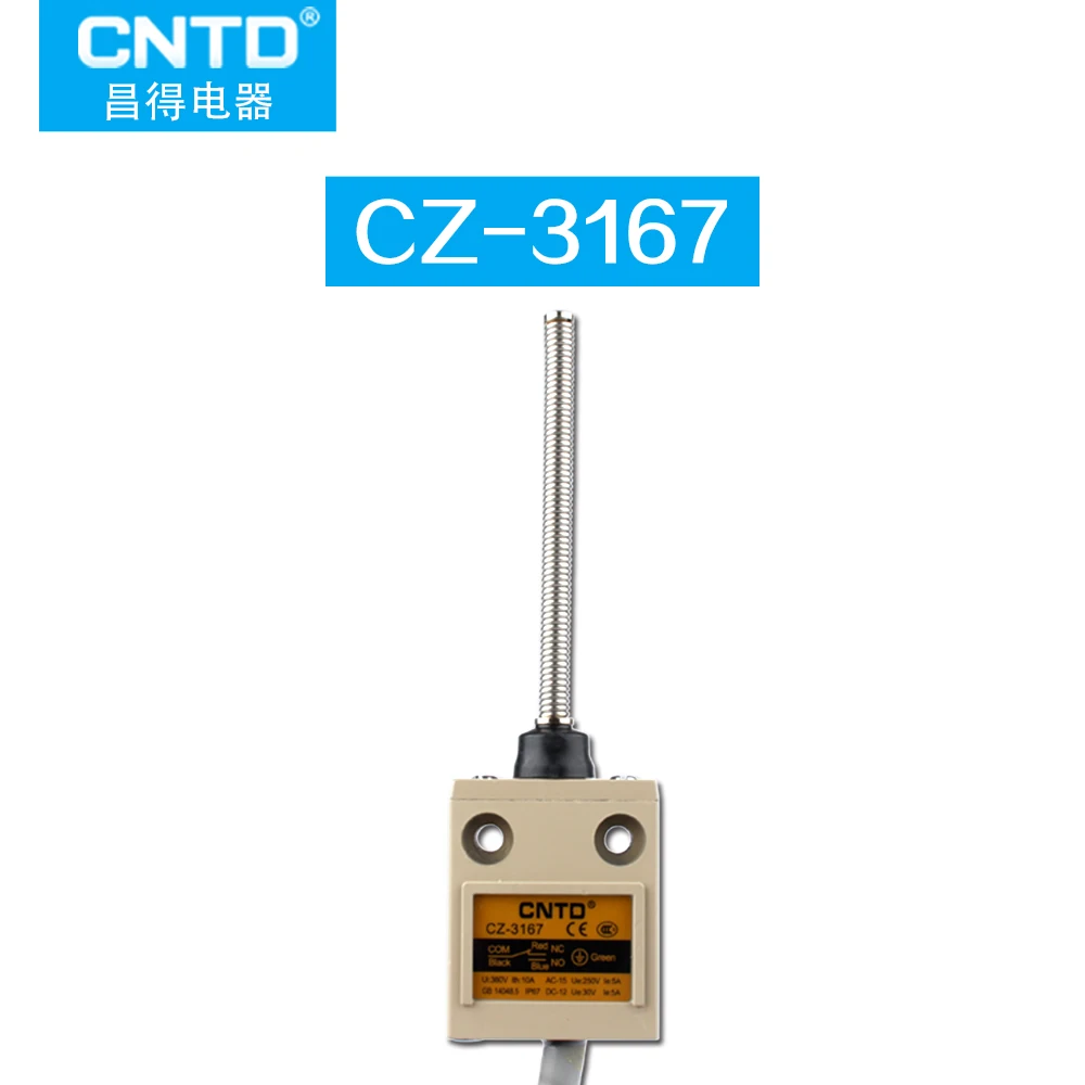 CZ-3167 CNTD CZ-3 серии переключатель Ограничения рабочего хода 380V Ip67 CZ-3101CZ-3102 CZ-3103 CZ-3104 CZ-3108 CZ-3111 CZ-3112 CZ-3113 CZ-3167 CZ-3169 - Цвет: CZ-3167