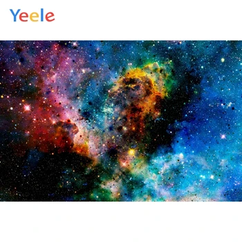 

Yeele Painting Photocall Universe Glitters Nebula Photography Backdrops Personalized Photographic Backgrounds For Photo Studio