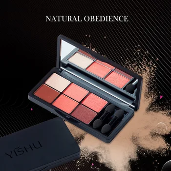 

Magic Spell Eyeshadow Palette 6 Color Natural Green Metallic Shimmer Matte Eye Shadow Powder Makeup Silky Nude Eyeshadow