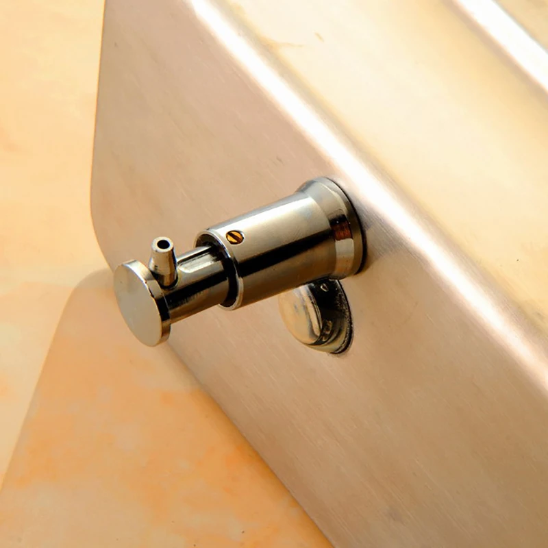 Bathroom Wall-Mounted Liquid 1500Ml Stainless Steel Soap Dispenser Soap Dispenser Manual Hand Soap Bottle