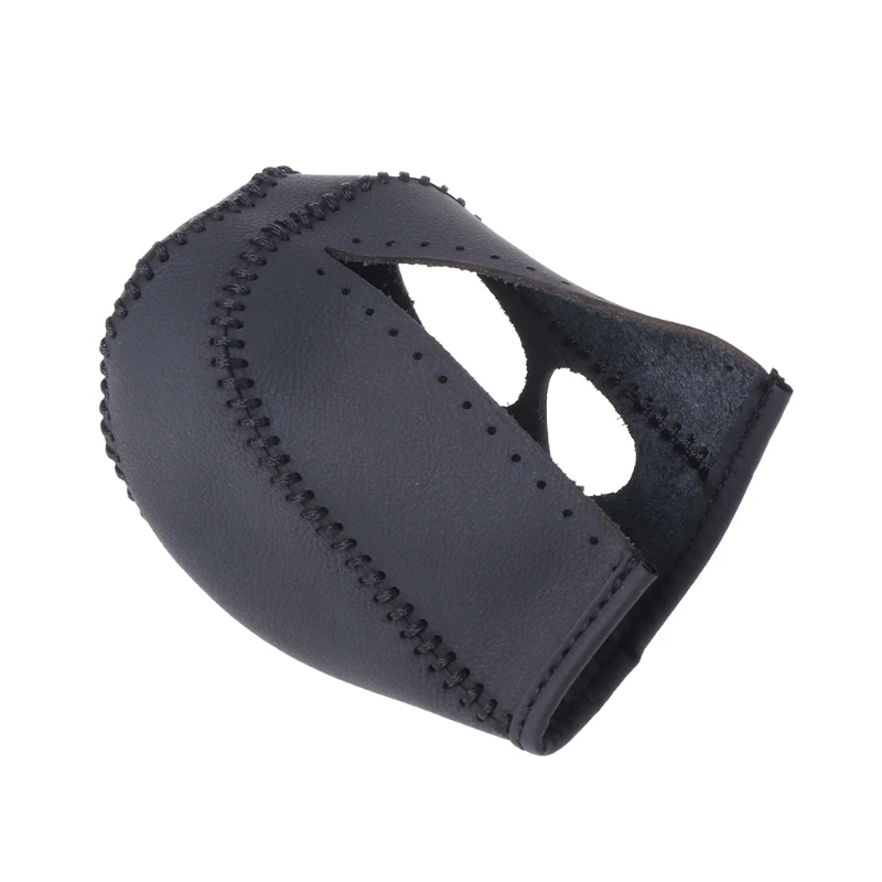 Hot New 1 Pc Genuine Leather Auto Car Gear Shift Knob Cover For Honda CRV CR-V 12-14 Automatic Black High Quality