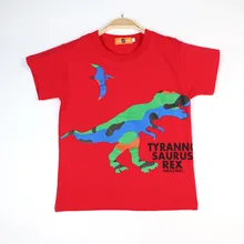 Футболка с короткими рукавами для мальчиков Новые летние товары, Детская футболка с короткими рукавами детская постельное белье Чистый хлопок с рисунком