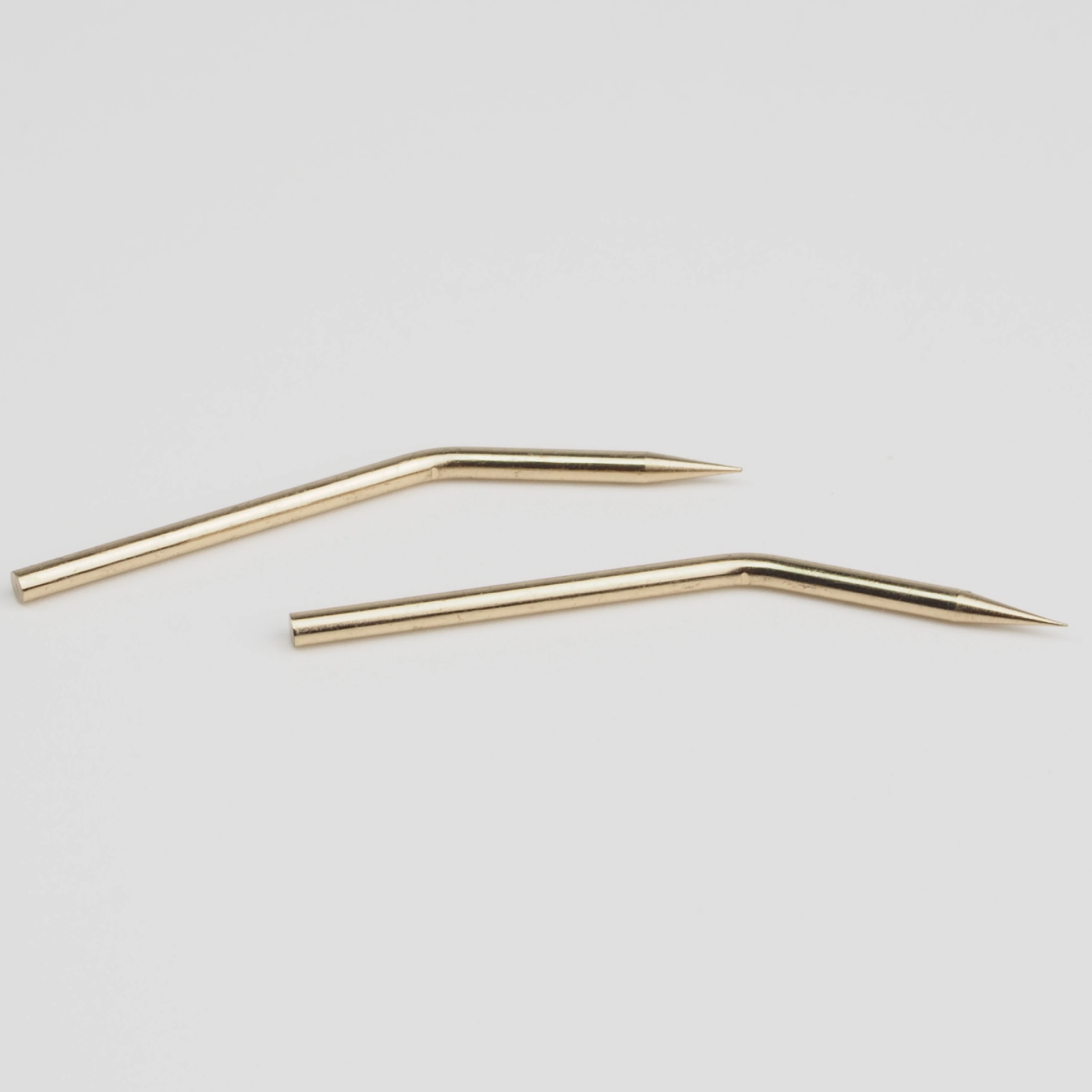 Fibroblast Bent Straight Copper Needles Curved Copper Needles for