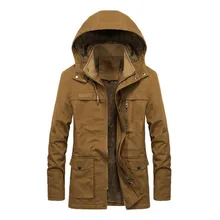 5XL Мужская Уличная зимняя тактическая куртка большого размера плюс бархатная утепленная Терма ветровка треккинг Пешие прогулки с капюшоном куртки одежда