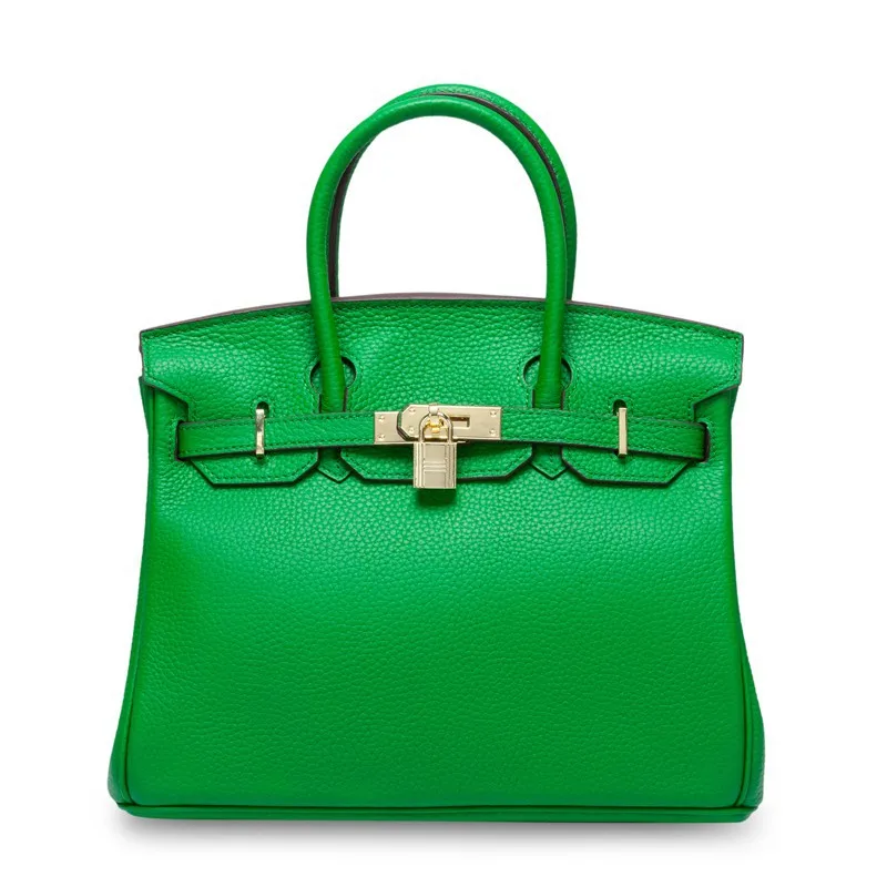 12 Bamboo green Новая натуральная кожа сумка роскошный дизайн первый слой воловья кожа Стильная галька платиновая сумка женская сумка на плечо - Цвет: 12 Bamboo green
