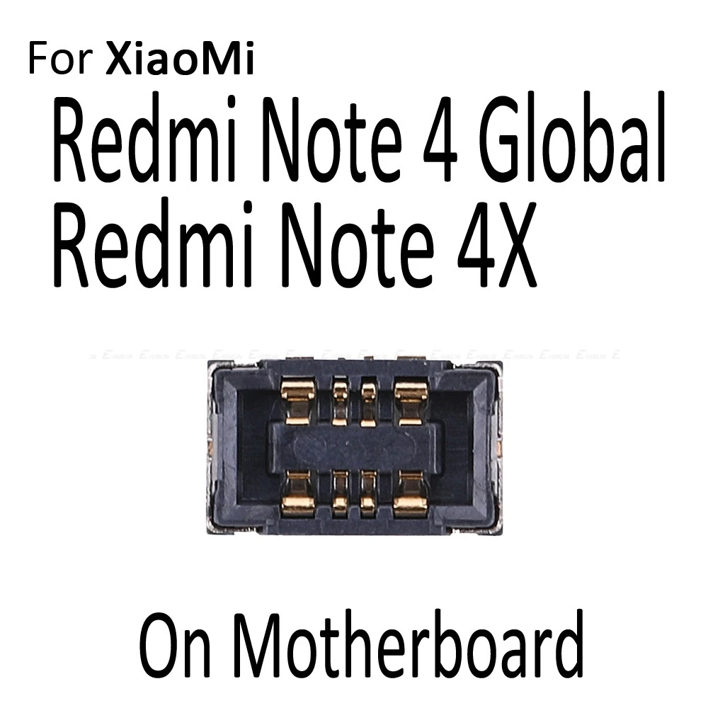 2 шт. Батарея Разъем Держатель контактов для Xiaomi mi 5X A1 A2 6X Red mi 5 6plus 6A Note 4 4X Pro 5 5A 7 Pro на материнской плате - Цвет: For Redmi Note 4X