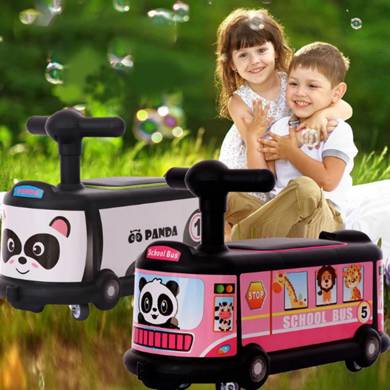 

Children's twist car with music mute caster four-wheeled toy 1-3 years old men and women baby yo car