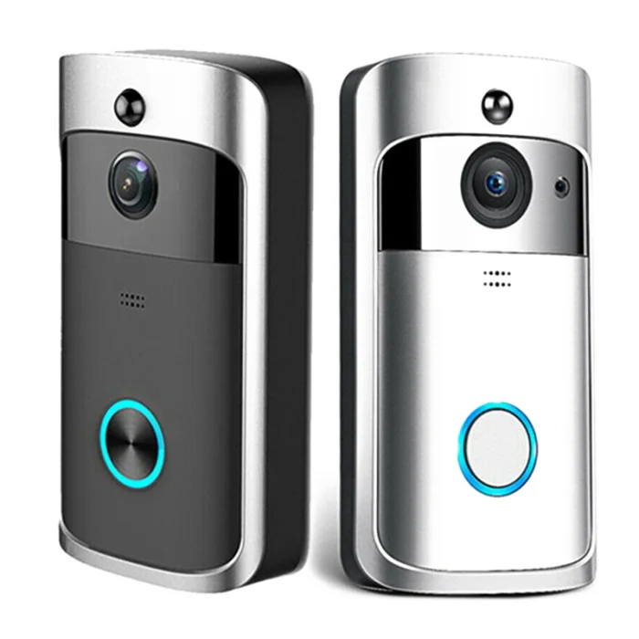 WiFi Smart Video Doorbell HD Security Camera Wireless Intercom PIR Wide-Angle for Home FKU66