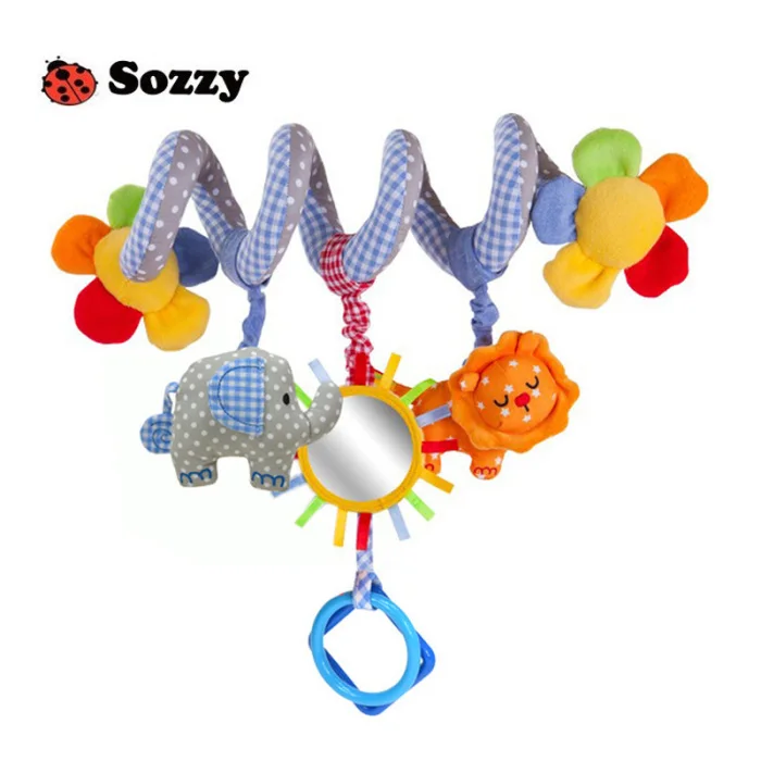 Горячая Sozzy многофункциональная музыкальная кровать со звездами и колокольчиком детские игрушки развивающие игрушки погремушки