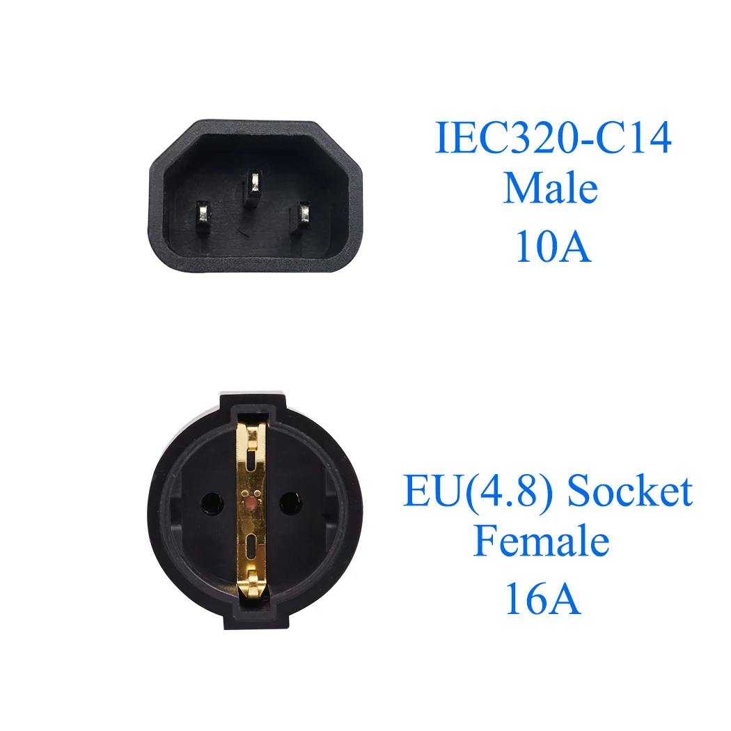 JORINDO IEC320 C14 в ЕС, адаптер питания IEC 320 C14 a UE Europeu, DA UE AC plug преобразователь питания UPS PDU Кабо
