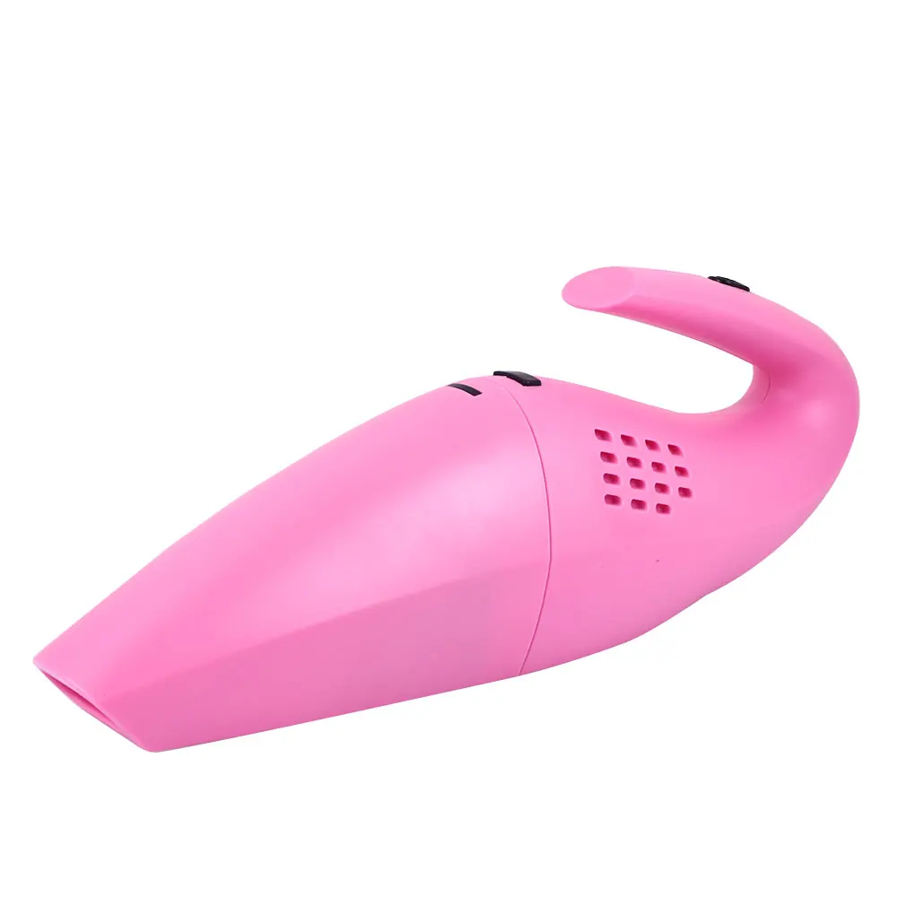 Pink USB Перезаряжаемый 2500mAh беспроводной автомобильный пылесос портативный мощный напольная пыль коллектор - Цвет: Pink