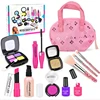 Girls Make Up Toy Set Pretend Play Princess Pink Makeup Beauty Safety Non-toxic 1