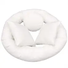 Реквизит для фотосъемки новорожденных, подушка в форме корзины для детского подарка