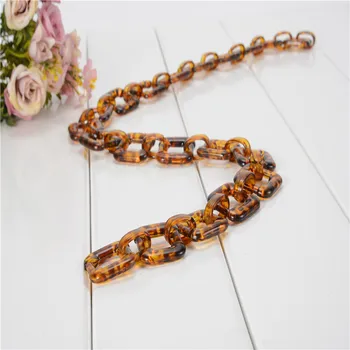 

New 1.0 Meter Acrylic Necklace Strands Parts Linked Bag Chains Women Jewelry DIY Accessories Glasses Chains Components N019