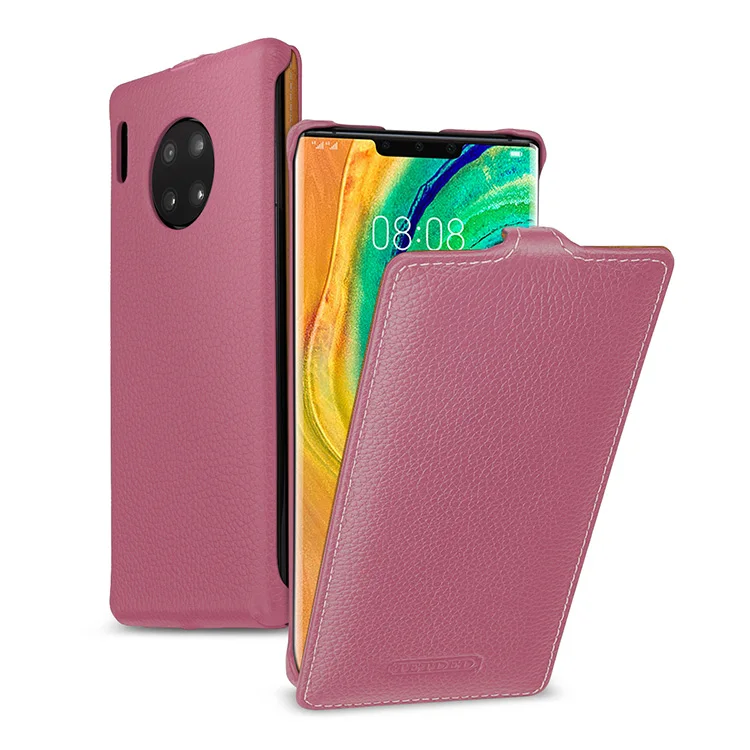 Модный Роскошный чехол из натуральной коровьей кожи для huawei mate 30, бизнес флип-чехол для телефона, чехол для huawei mate 30pro 30 Pro Coque