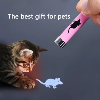 

13.3cmx2.5cmFunny Pet LED Laser Pet Cat ToyRed Dot Laser Light Toy Laser Sight Pointer Laser Pen Interactive Toy with Cat