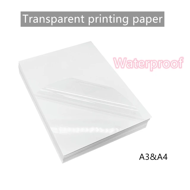 Wholesale Imprimante à jet d'encre bricolage et imprimante Laser papier  autocollant de transfert d'eau pour tasse A3 A4 taille Base blanche et Base  transparente pour Option From m.alibaba.com