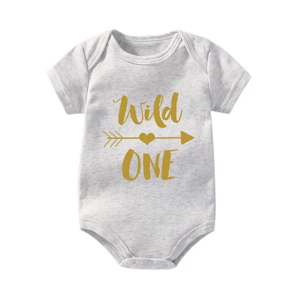 Детское боди YSCULBUTOL для девочек на 1 й день рождения с коротким рукавом|baby bodysuits|baby