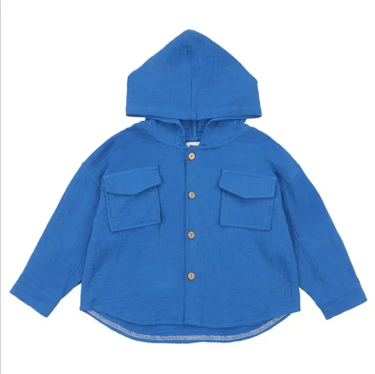 Новинка,, для мальчиков; рубашка с капюшоном модные autumncotton топы для мальчиков От 2 до 8 лет HW754