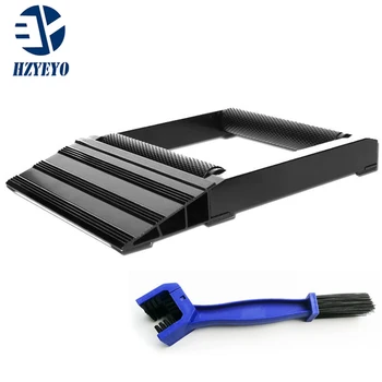 

HZYEYO 500lbs Motorcycle Tire Cleaning Stand Aluminium Portable Solid Moto Durable Universal Easy Apply Repair Stand,T008