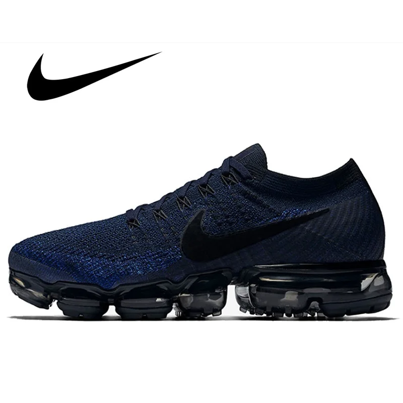 Оригинальные мужские кроссовки для бега Nike Air VaporMax Flyknit, спортивные уличные дышащие кроссовки, спортивная Дизайнерская обувь 849558