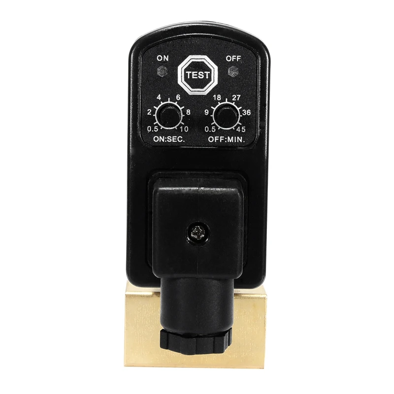 1/2 Inch DN15 Electric Timer Auto Water Valve Solenoid Electronic Drain Valve for Air Compressor Condensate DN15 Electronic Drai