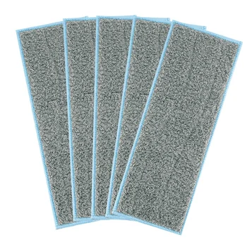 

5 Pack Washable Wet Mopping Pads Compatible for Braava Jet M Series Reusable Wet Pads for IRobot Braava Jet M6 (6110)