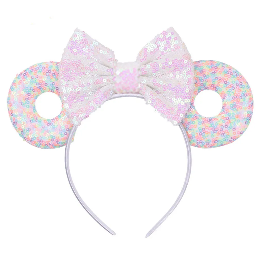 G Одежда для маленьких девочек с рисунком кролика; с кроликом и бантом головная повязка в виде чалмы лента для волос повязка для волос Donut повязка мульти-функция выбора цвета - Цвет: G