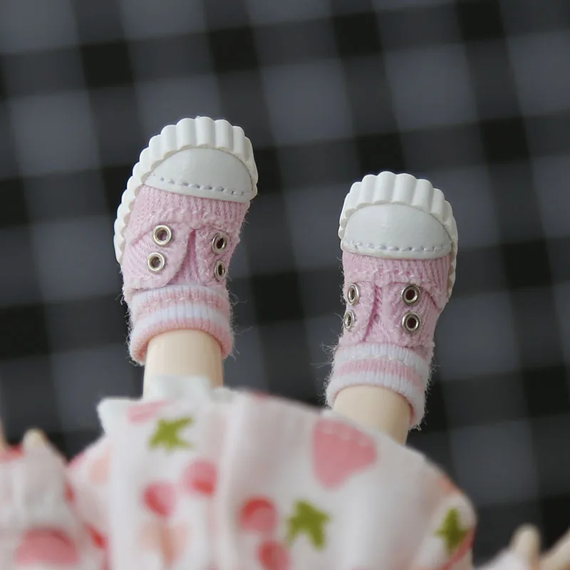 Ob11 baby shoes Casual shoes smiley face sports shoes Fit for obitsu11, GSC, Meijie pig,1/12bjd doll shoes doll Accessories 8