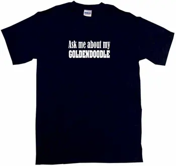 

Ask Me About My Goldendoodle Mens Tee Shirt Pick Size & Color Small - 6XL