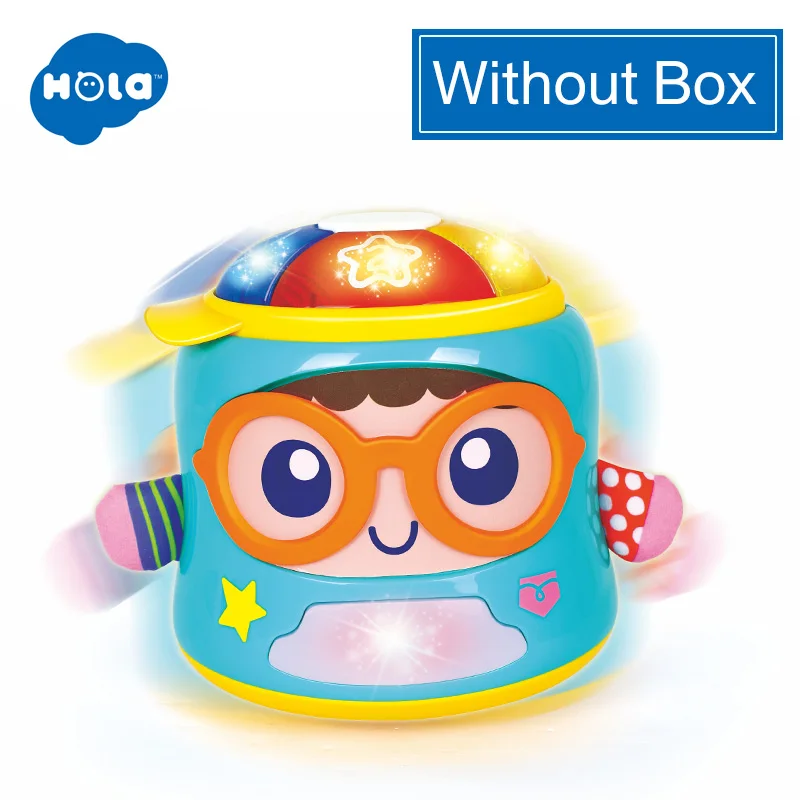 HOLA TOYS 3122 детская пустышка и actiity игрушка с огнями/музыка/языковые говорящие игрушки - Цвет: WITHOUT BOX