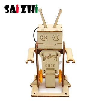 

Saizhi DIY Jumping robot Model Kits Kids Toys Education Physics Experiment Kit Scientific Education Project for Kids Children