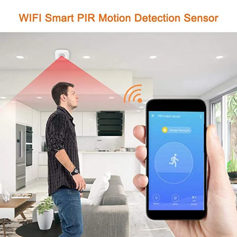 Wi-Fi PIR датчик движения для домашнего офиса охранная сигнализация совместима с TUYA IFttt