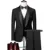 Men Skinny 3 Pieces Set Formal Slim Fit Tuxedo Prom Suit / Male Groom Wedding Blazers High Quality Dress Jacket Coat Pants Vest 1