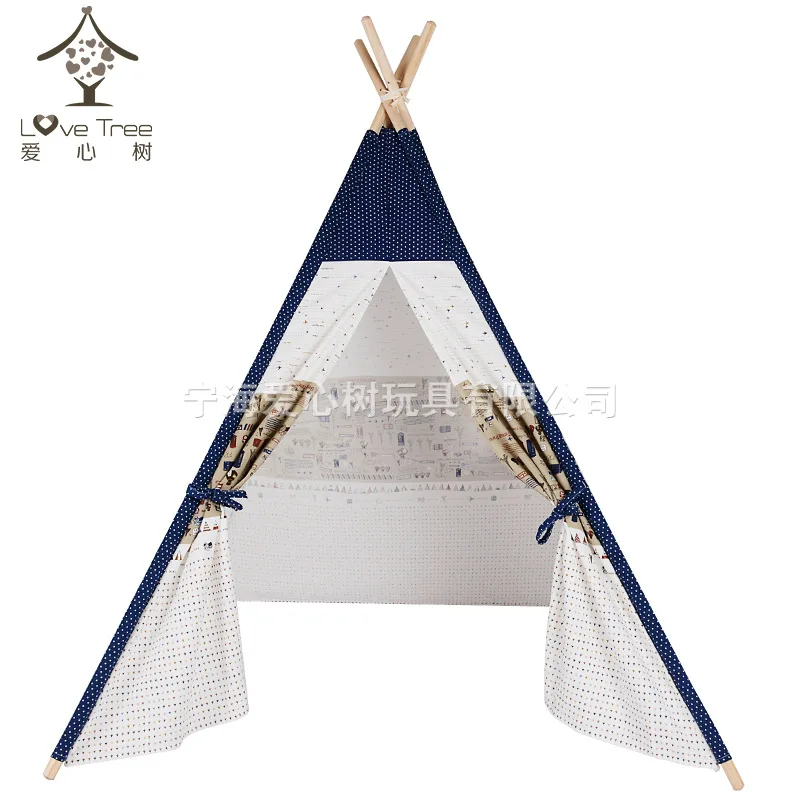  Giving Tree Teepee Tent for Children Indoor Game House Play House Portable Baby Toy House Household