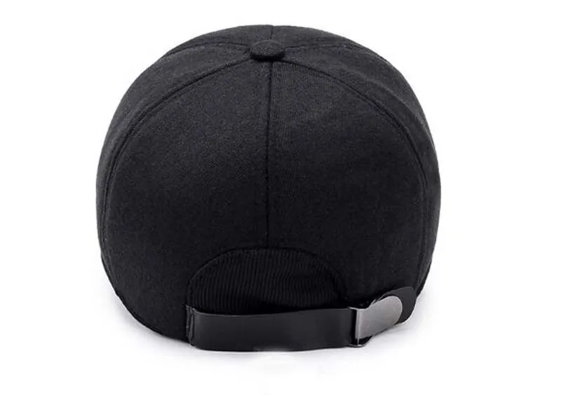 XEONGKVI осенне-зимняя шерстяная ткань брендовая бейсбольная Кепка Snapback хлопковая шапка-бомбер для мужчин среднего возраста Кепка с козырьком каскетка