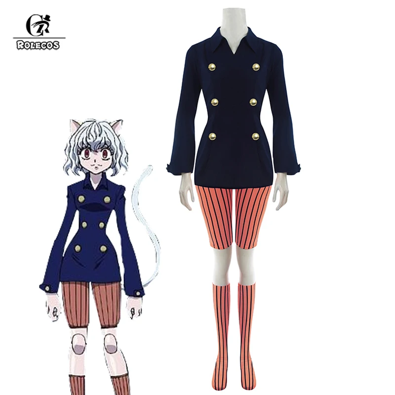 Костюм для косплея ROLECOS Hunter x Neferpitou униформа неферпитоу пальто Хэллоуина шорты
