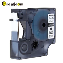 Greateam многоцветный 45013 40913 45018 совместимый для Dymo D1 ленты с лейблом лента 12 мм для принтер для этикеток Dymo 160 280 производитель этикеток