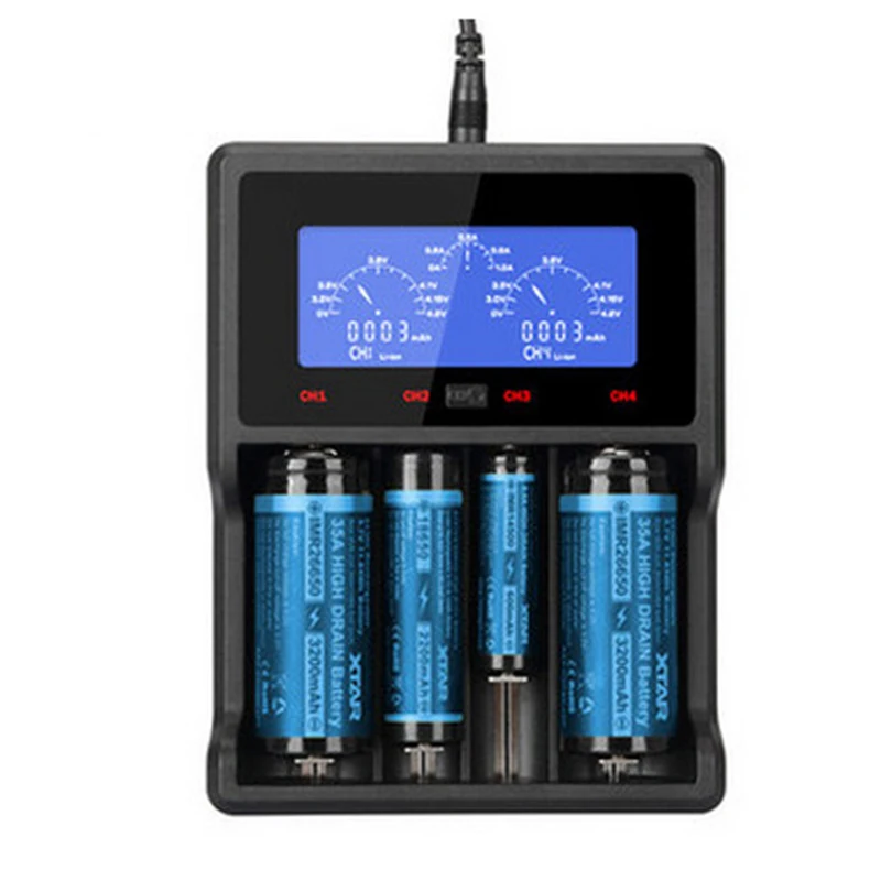 Abkt-зарядное устройство Usb ЖК-дисплей для 3,7 V Li-Ion 10440 14500 18650 26650 Xtar