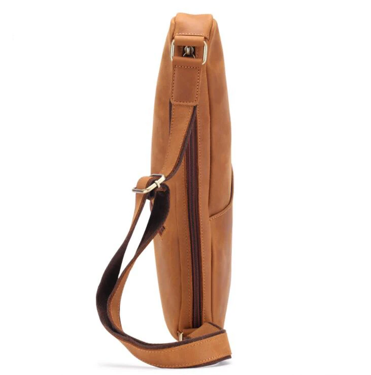 Luufan Мужская функциональная нагрудная сумка на одно плечо сумка через плечо сумка из натуральной кожи нагрудные пакеты для прогулок на открытом воздухе