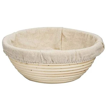 

Bread Proofing Basket - Baking Dough Bowl For Bakers Proving Baskets For Sourdough Bread Tool Starter Jar Proofing Box