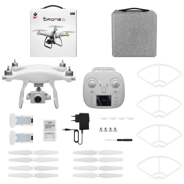 2 Battery EU Plug Wltoys X1 GPS FPV Квадрокоптер с 5g Wifi 1080p Hd камера бесколлекторный Дрон контроль жестов расстояние 500 м Дрон профессиональный - Цвет: 2 Battery EU Plug
